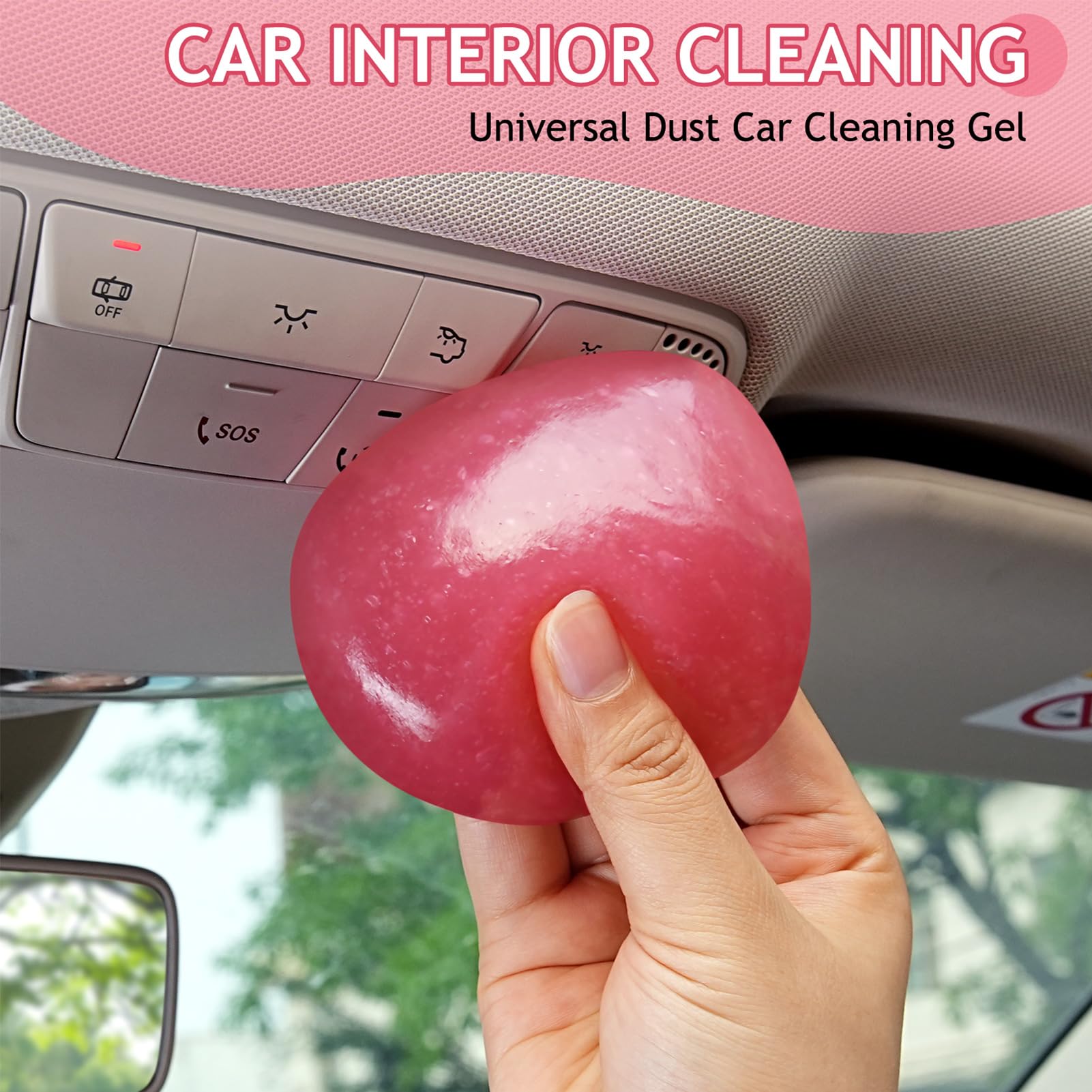 Tesabmi Car Cleaning Gel Car Cleaning Putty Car Putty Car Interior Cleaner Car Slime Car Detailing Kit Car Accessories Gifts For